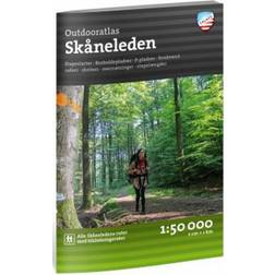 Skåneleden Outdooratlas: alle Skåneledens ruter med tilslutningsruter (Hæftet, 2019)