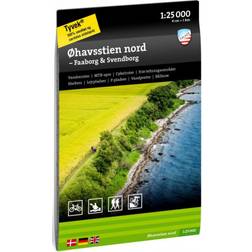 Øhavsstien nord: Faaborg & Svendborg 1:25 000