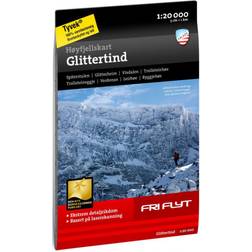 Høyfjellskart Glittertind 1:20 000