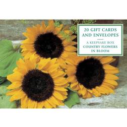 Tin Box of 20 Gift Cards and Envelopes: Country Flowers in Bloom