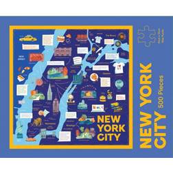 New York City Map Puzzle: 500-Piece Jigsaw Puzzle