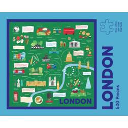 London Map Puzzle: 500-Piece Jigsaw Puzzle