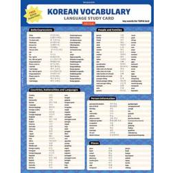 Korean Vocabulary Language Study Card: Essential Words and Phrases Required for the TOPIK Test (Includes Free Online Audio) (2020)