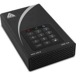Apricorn Aegis Padlock Dt 4tb Desktop Drive 256-bit Fips Musta