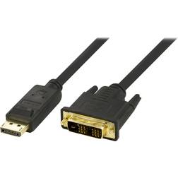 Deltaco DVI-D Single Link - DisplayPort 0.5m