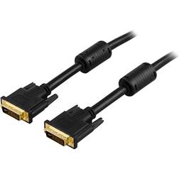 Deltaco DVI-I - DVI-I Dual Link 2m