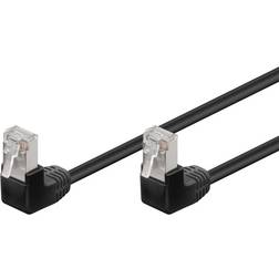 Goobay F/UTP Cat5e RJ45 (2x angled) 0.2m