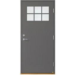 Leksandsdörren Västannor Ytterdörr Klarglas S 6000-N H (100x210cm)