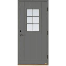Leksandsdörren Insjön Ytterdörr Cotswoldglas S 6000-N H (90x200cm)