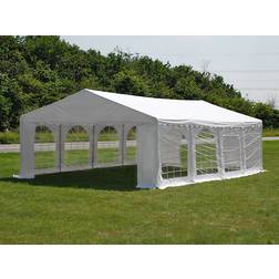 Dancover Carpa Para Fiestas Eventos Original 6 x 8 m PVC Gris/Blanco