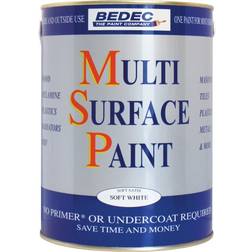 Bedec Multi Surface Metal Paint, Wood Paint Black 0.25L