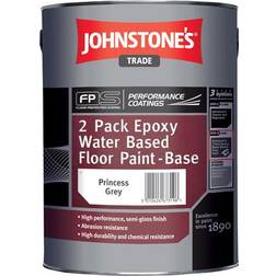 Johnstone's Trade 2 Pack Epoxy Water Based Floor Paint Grey 5L