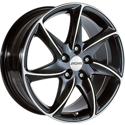 Ronal R51 Black Polished 8x17 5/112 ET45 CB76