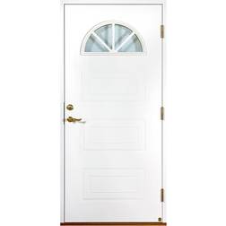 Leksandsdörren Tidlös Mälarvik Ytterdörr Katedralglas S 6020-B V (90x210cm)