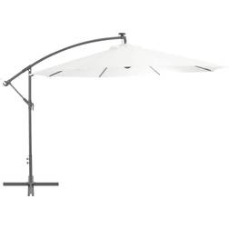 vidaXL Hanging Parasol with LED