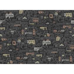 Cole & Son Mediterranea Wallpaper Fornasetti Collection Roll Charcoal