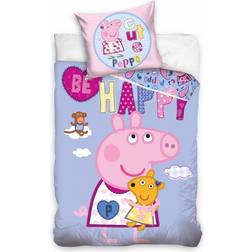 Papa Pig Be Happy Duvet Cover Set 140x200cm