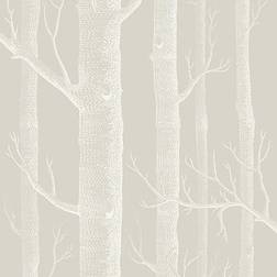 Cole & Son Tapete Woods Icons von and Stone White beige