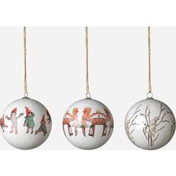 Design House Stockholm Elsa Beskow Collection Multicolour Julgranspynt 3st