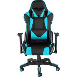 tectake Silla De Oficina Twink Negro/celeste