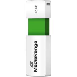 MediaRange USB-geheugenstick, Color Edition, groen, 32 GB