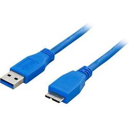 Deltaco USB A - USB Micro-B 3.0 2m
