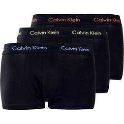 Calvin Klein Cotton Stretch Low Rise Trunks 3-pack - Black