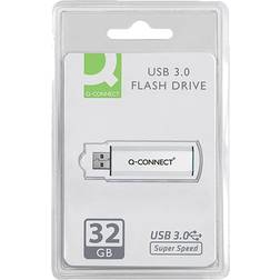 Qconnect Chiavetta USB Super Speed 3.0 argento/nero 32 GB KF16370