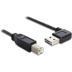 DeLock USB A - USB B (angled) 2.0 1m