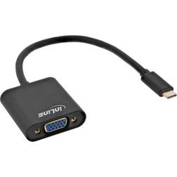 InLine USB C-VGA M-F 0.2m