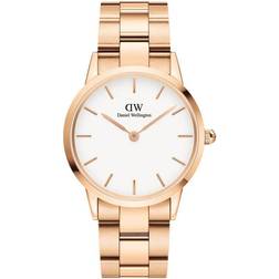 Daniel Wellington DW Watch Iconic Link 36mm Rose Gold