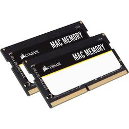 Corsair 32GB (2 x 16GB) Mac Memory, DDR4 2666MHz, SO-DIMM, CL18, 1.20V, musta