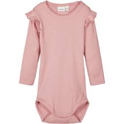 Name It Rib Romper - Pink/Zephyr (13176614)