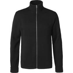 Mads Nørgaard Klemens Zip Knit - Black