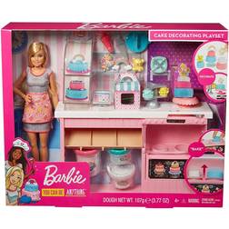 Barbie Playset with Cake Decorations & Blonde Doll GFP59