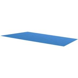 vidaXL Cubierta Para Piscina Rectangular 732x366 Cm Pe Azul