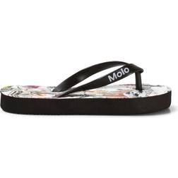 Molo Zeppo Flipflops White/Black Unisex