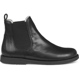 Angulus Chelsea Boot With Wool Lining - Black/Black