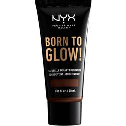 NYX Born To Glow Naturally Radiant Foundation Deep Ebony