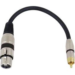 Omnitronic RCA-XLR M-F 0.2m