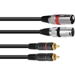 Omnitronic 2RCA-2XLR 6m