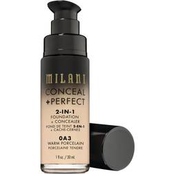 Milani Conceal + Perfect 2-in-1 Foundation 0A3 Warm Porcelain