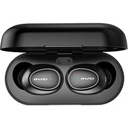 AWEI Auriculares Bluetooth Estuchde Carga Control Táctil Impermeable IPX6 Negro