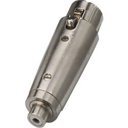 Monacor RCA-XLR F-F Adapter