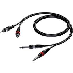 Procab Basic 2RCA-2x6.3mm 1.5m