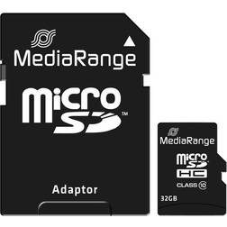 MediaRange microSDHC-kaart 32 GB Class 10