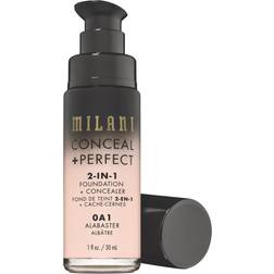 Milani Conceal + Perfect 2-in-1 Foundation 1A1 Alabaster