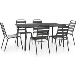 vidaXL 44263 Matgrupp, 1 Bord inkl. 6 Stolar