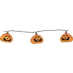 Star Trading Halloween Orange Lyskæde 8 Pærer