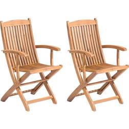 Beliani Maui 2-pack Trädgårdsmatstol